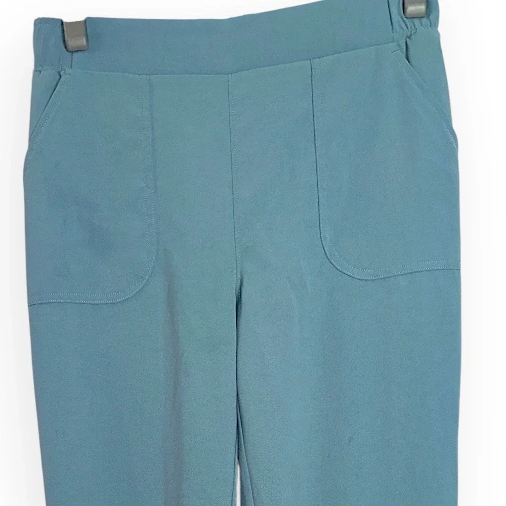 32 Degrees Cool Womens Irish Teal Tapered Ankle Pants Small‎ Athleisure Comfort
